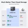 imageUGREEN NASync DXP2800 2Bay Desktop NASNetwork Attached Storage Diskless Bundle with HDMI Cable Right Angle 4K 90 Degree HDMI Cord 33FT