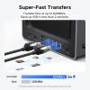 imageUGREEN NASync DXP4800 4Bay Desktop NASNetwork Attached Storage Diskless Bundle with HDMI Cable Right Angle 4K 90 Degree HDMI Cord 66 FT
