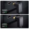 imageUGREEN NASync DXP4800 4Bay Desktop NASNetwork Attached Storage Diskless Bundle with HDMI Cable Right Angle 4K 90 Degree HDMI Cord 66 FT