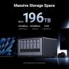imageUGREEN NASync DXP6800 Plus 6Bay Desktop NAS Support Storage Capacity Up to 196TB Bundle with 66FT 8K HDMI Cable Certified