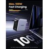 imageUGREEN Nexode 100W GaN USB C Charger 4Port Compact Foldable Fast Laptop Charger Power Adapter for MacBook ProAir iPad Pro iPhone 171615 Series Galaxy S25S24 Pixel 109 Steam Deck Pixelbook