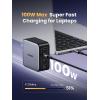 imageUGREEN Nexode 100W GaN USB C Wall Charger 4Port TypeC Fast Charger Compatible with MacBook ProAir Dell XPS iPhone 171615 Series Galaxy S25S24 Pixel 109 iPad Air Steam Deck