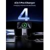 imageUGREEN Nexode 100W USB C Charging Station 4Port GaN Desktop Charger with 15W Qi2 MagSafe Wireless Charging Stand for iPhone 171615141312 AirPods Pro MacBook Pro Galaxy S25S24 Pixel 109