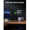 imageUGREEN Nexode 100W USB C Charging Station and 65W USB C Charging Station DigiNest GaN 7in1 USB C Power Strip for Home and Office with 6ft Extension Cord