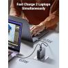 imageUGREEN Nexode 140W GaN USB C Laptop Charger 3Port PD 31 PPS Foldable Fast Wall Charger with 240W Cable for MacBook Pro 16quot iPhone 171615 Pixel 109 Galaxy S25S24 Chromebook