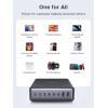 imageUGREEN Nexode 200W GaN USB C Charging Station 8Port Desktop Charger with PD 100W for MacBook Pro 16quotAir Dell XPS iPad Pro iPhone 171615 Galaxy S25S24 Pixel 109