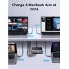 imageUGREEN Nexode 200W GaN USB C Charging Station 8Port Desktop Charger with PD 100W for MacBook Pro 16quotAir Dell XPS iPad Pro iPhone 171615 Galaxy S25S24 Pixel 109