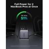 imageUGREEN Nexode 200W GaN USB C Wall Charger 4Port Foldable Compact Fast TypeC Power Adapter Compatible with MacBook ProAir Dell XPS HP 14 iPad iPhone 171615 Series Galaxy S25S24 Pixel 109