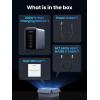 imageUGREEN Nexode 300W GaN USB C Charger 5Port Desktop Charging Station Compatible with MacBook ProAir Dell XPS iPhone 171615 Series Galaxy S25S24 Pixel 109 iPad AirPro Steam Deck