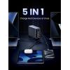 imageUGREEN Nexode 300W GaN USB C Charger 5Port Desktop Charging Station Compatible with MacBook ProAir Dell XPS iPhone 171615 Series Galaxy S25S24 Pixel 109 iPad AirPro Steam Deck