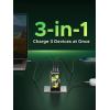 imageUGREEN Nexode 65W GaN USB C Wall Charger 3Port Compact Foldable Fast Charger Power Adapter for iPhone 171615 Series Galaxy S25S24 Pixel 109 MacBook ProAir Dell XPS iPad Pro BlackKinich