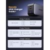 imageUGREEN Nexode 65W GaN USB C Wall Charger 3Port Compact Foldable Fast Charger Power Adapter for iPhone 171615 Series Galaxy S25S24 Pixel 109 MacBook ProAir Dell XPS iPad Pro BlackBlack