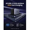 imageUGREEN Nexode 65W GaN USB C Wall Charger 3Port TypeC Fast Power Adapter Compatible with iPhone 171615 Series Galaxy S25S24 Pixel 109 MacBook ProAir iPad ProAir Steam Deck