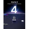 imageUGREEN Nexode 65W GaN USB C Wall Charger 4Port Fast Charging Power Adapter Compatible with MacBook ProAir Dell XPS iPad ProAir iPhone 171615 Series Galaxy S25S24 Pixel 109 Steam Deck