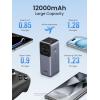 imageUGREEN Nexode Power Bank 12000mAh 100W PD PPS Fast Charging Portable Charger Battery Pack with 1USBC 1USBA and Smart Display for MacBook AiripadiPhone 16Galaxy S24Steam DeckGoogle etc
