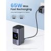 imageUGREEN Nexode Power Bank 20000mAh 145W PD 30 Portable Charger 72Wh Qi2 Certified 15W Wireless Fast Charging Magsafe Battery Pack 2C1A with TFT Display for iPhone 1716 SeriesMacBookiPad and More
