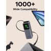 imageUGREEN Nexode Power Bank 20000mAh 165W with Builtin USB C Cable Laptop Travel Portable Charger 100W Input Fast Charging for MacBook ProAiriPhone 1716iPad ProGalaxy S25 UltraDellHP and More