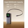 imageUGREEN Nexode Power Bank 20000mAh 165W with Builtin USB C Cable Laptop Travel Portable Charger 100W Input Fast Charging for MacBook ProAiriPhone 1716iPad ProGalaxy S25 UltraDellHP and More