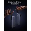imageUGREEN Nexode Power Bank 20000mAh 45W with Builtin Cable Fast Charging Portable Charger for iPhone 17 ProSamsung S25 UltraiPad Pro 3Port External Battery Pack with Digital Display Travel Ready