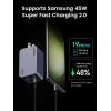 imageUGREEN Nexode Pro 100W GaN USB C Wall Charger 3Port Compact Fast PPS Charger for MacBook ProAir Pixelbook iPad iPhone 171615 Series Galaxy S25S24 Pixel 109 Steam Deck