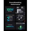 imageUGREEN Nexode Pro 100W GaN USB C Wall Charger 3Port Compact Fast PPS Charger for MacBook ProAir Pixelbook iPad iPhone 171615 Series Galaxy S25S24 Pixel 109 Steam Deck