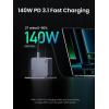 imageUGREEN Nexode Pro 160W GaN USB C Laptop Charger 4Port PD 31 PPS Fast Charger for MacBook Pro Pixelbook Dell XPS iPad Pro iPhone 171615 Series Galaxy S25S24 Pixel 109 Steam Deck