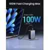 imageUGREEN Nexode X 100W GaN USB C Wall Charger 3Port Foldable Compact PPS Fast Power Adapter for MacBook Pro iPad ProAir iPhone 171615 Series Galaxy S25S24 Ultra Pixel 109 Steam Deck