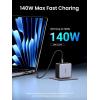 imageUGREEN Nexode X 160W GaN USB C Laptop Charger 4Port PD 31 Foldable Fast Charging Block for MacBook Pro Dell XPS iPhone 171615 Series Galaxy S25S24 Pixel 109 iPad Pro Steam Deck
