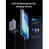 imageUGREEN Nexode X 65W GaN USB C Wall Charger 3Port PPS Ultra Compact Foldable Fast Charger for MacBook ProAir iPhone 171615 Series Galaxy S25S24 Pixel 109 iPad Pro Steam Deck