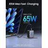 imageUGREEN Nexode X 65W GaN USB C Wall Charger 3Port PPS Ultra Compact Foldable Fast Charger for MacBook ProAir iPhone 171615 Series Galaxy S25S24 Pixel 109 iPad Pro Steam Deck