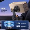 imageUGREEN Phone Holder for Tesla Model 3 and Y Accessories Magsafe Car Mount Magnetic Phone Mount Strongest Magnet Power Compatible with iPhone 17 16 15 14 13 Plus Pro Max Series