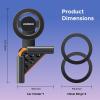 imageUGREEN Phone Holder for Tesla Model 3 and Y Accessories Magsafe Car Mount Magnetic Phone Mount Strongest Magnet Power Compatible with iPhone 17 16 15 14 13 Plus Pro Max Series