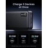 imageUGREEN Power Bank 20000mAh 225W Portable Charger USB C InputampampOutput PD 30 Fast Charging Battery Pack with Digital Display for iPhone 16151413 Galaxy S24S23 Pixel 8 ipad LG etc Black
