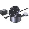 imageUGREEN Qi2 15W 3in1 Wireless Charger for iPhone 171615141312 Series Magnetic Foldable Charging Station for Apple Watch AirPods MagSafe Compatible Fast Charging Dock TravelFriendly Design
