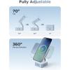 imageUGREEN Qi2 25W Magflow Wireless Charger Magsafe Charging Station 2in1 for iPhone 171615141312 Pro Max Fast Foldable Stand with USBC Port Compatible with AirPods Dual Device Charging