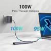 imageUGREEN Revodok 105 USB C Hub 5 in 1 Multiport Adapter 4K HDMI 100W Power Delivery 3 USBA Data Ports USB C Dongle for MacBook ProAir iPad Pro iMac iPhone 16 ProPro Max XPS Thinkpad