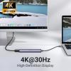 imageUGREEN Revodok 105 USB C Hub 5 in 1 Multiport Adapter 4K HDMI 100W Power Delivery 3 USBA Data Ports USB C Dongle for MacBook ProAir iPad Pro iMac iPhone 16 ProPro Max XPS Thinkpad