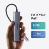 imageUGREEN Revodok 105 USB C Hub 5 in 1 Multiport Adapter 4K HDMI 100W Power Delivery 3 USBA Data Ports USB C Dongle for MacBook ProAir iPad Pro iMac iPhone 16 ProPro Max XPS Thinkpad