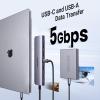 imageUGREEN Revodok 1071 USB C Hub for Laptop 7 in 1 Dock 4K HDMI 100W PD Charging USBC ampamp 2 USBA 5Gbps Data Ports SDTF Card Reader for MacBook ProAir iPad Pro XPS Thinkpad