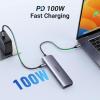 imageUGREEN Revodok 1071 USB C Hub for Laptop 7 in 1 Dock 4K HDMI 100W PD Charging USBC ampamp 2 USBA 5Gbps Data Ports SDTF Card Reader for MacBook ProAir iPad Pro XPS Thinkpad