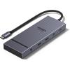 imageUGREEN Revodok Pro 12 in 1 Triple 4K Docking Station with 2 HDMI DP 2x10G USB C 2USBA20 100W PD SDTF 1000Mbps Ethernet 35MM Audio USBC Hub Multiple Adapter for MacBook DELL HP and More