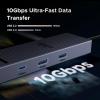 imageUGREEN Revodok Pro 6 in 1 USB C Hub Gigabit Ethernet Adapter with 4K 60Hz HDMI 100W PD Charging 10Gbps USB AampampC 32 Data Ports Compatible with Mac M1 M2 M3 iPad iPhone 16 ProPro Max Steam Deck