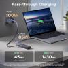 imageUGREEN Revodok Pro 6 in 1 USBC Hub to DisplayPort 4K 60Hz 100W Power Delivery 10Gbps USBA and USBC 32 for MacBook ProAir iPad Pro Thinkpad Rog Ally and More