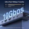 imageUGREEN Revodok Pro 6 in 1 USBC Hub to DisplayPort 4K 60Hz 100W Power Delivery 10Gbps USBA and USBC 32 for MacBook ProAir iPad Pro Thinkpad Rog Ally and More
