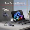 imageUGREEN Revodok Pro 7 in 1 Docking Station Dual Monitor USB C Hub Dual 4K60Hz HDMI Display 10Gbps USBAC Data Ports 100W PD Aluminum Laptop Docking Station for HP Thinkpad Dell and More