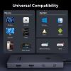 imageUGREEN Revodok Pro 9 in 1 USB C Hub Gigabit Ethernet Adapter 4K60Hz HDMI 100W PD Charging USB A Data Ports SDTF Card Reader Compatible with Mac M1 M2 M3M4 Steam Deck
