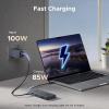 imageUGREEN Revodok Pro 9 in 1 USB C Hub Gigabit Ethernet Adapter 4K60Hz HDMI 100W PD Charging USB A Data Ports SDTF Card Reader Compatible with Mac M1 M2 M3M4 Steam Deck