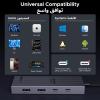 imageUGREEN Revodok Pro USB C Hub for Laptop 8 in 1 MacBook Docking Station 4K 60Hz HDMI 100W PD Charging USBC ampamp USBA 10Gbps Data Ports SDTF Card Reader for MacBook ProAir iPad Pro XPS Thinkpad