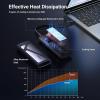 imageUGREEN SSD Enclosure ToolFree USB C External 10Gbps M2 NVMe to USB AdapterReader Supports M and BampampM Keys and Size 22302242 22602280 SSDs