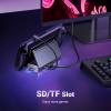imageUGREEN Steam Deck Dock 9in1 USB C Docking Station with Foldable Stand 4K60Hz HDMI Gigabit Ethernet PD 100W 10Gbps USB AampampC 32 TFSD Compatible with Steam Deck Rog Ally Rog X Legion Go etc